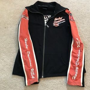 Harley-Davidson zip up sweatshirt